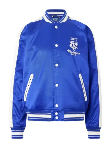 Polo Ralph Lauren Wimbledon Cotton-Blend Woven Bomber Jacket - Men | Thumbnail 1 Polo Ralph Lauren Wimbledon Cotton-Blend Woven Bomber Jacket - Men | Thumbnail 1