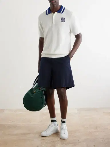 Polo Ralph Lauren Wimbledon Embroidered Cotton-Knitted Shirt - Men | Thumbnail 2 Polo Ralph Lauren Wimbledon Embroidered Cotton-Knitted Shirt - Men | Thumbnail 2
