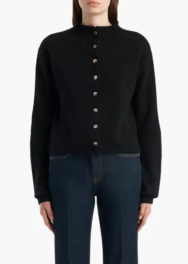 Khaite Annora Cardigan In Midnight | Thumbnail 3 Khaite Annora Cardigan In Midnight | Thumbnail 3