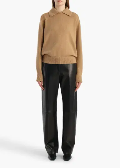 Khaite Jackson Sweater In Camel | Thumbnail 2 Khaite Jackson Sweater In Camel | Thumbnail 2