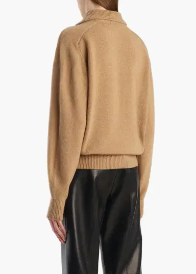 Khaite Jackson Sweater In Camel | Thumbnail 4 Khaite Jackson Sweater In Camel | Thumbnail 4