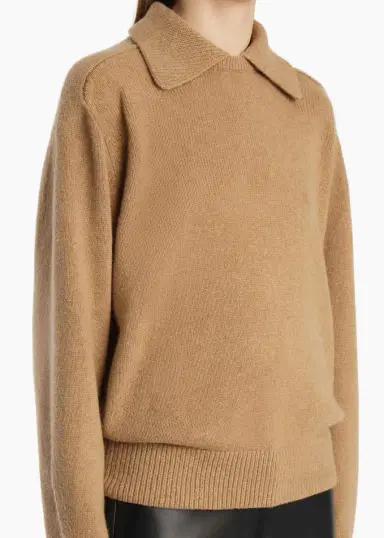 Khaite Jackson Sweater In Camel | Thumbnail 5 Khaite Jackson Sweater In Camel | Thumbnail 5