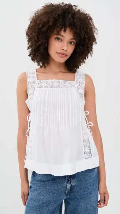 Madewell The Sophie Top White | Thumbnail 3 Madewell The Sophie Top White | Thumbnail 3