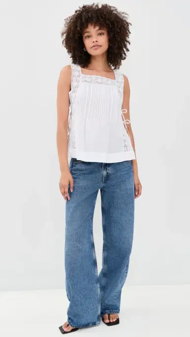 Madewell The Sophie Top White | Thumbnail 6 Madewell The Sophie Top White | Thumbnail 6