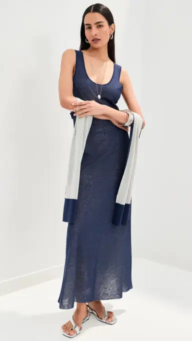 LE BOP Gemma Dress Midnight/White | Thumbnail 5 LE BOP Gemma Dress Midnight/White | Thumbnail 5