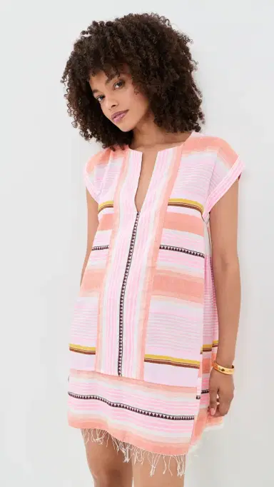 Lemlem Elina Caftan Kiremiti Pink M | Thumbnail 2 Lemlem Elina Caftan Kiremiti Pink M | Thumbnail 2