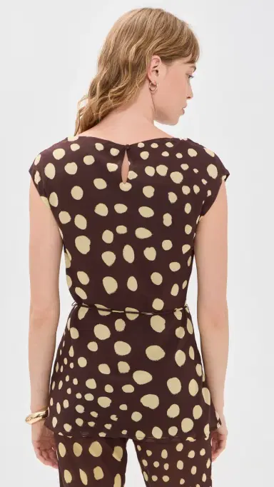 SEVEN WONDERS Reyna High Neck Sleeveless Top alma pot | Thumbnail 3 SEVEN WONDERS Reyna High Neck Sleeveless Top alma pot | Thumbnail 3