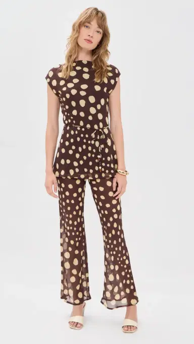 SEVEN WONDERS Reyna High Neck Sleeveless Top alma pot | Thumbnail 5 SEVEN WONDERS Reyna High Neck Sleeveless Top alma pot | Thumbnail 5