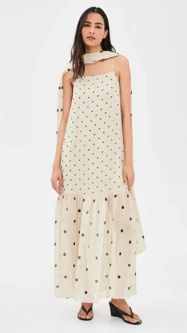 House of Dagmar Dot Slip Dress | Thumbnail 2 House of Dagmar Dot Slip Dress | Thumbnail 2