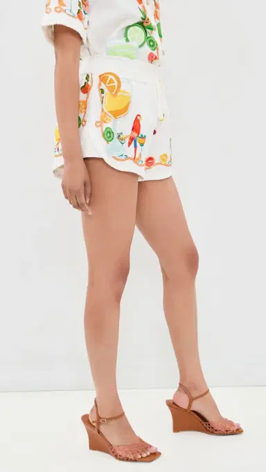 FARM Rio Biricutico carf Off-White Shorts Biricutico carf Off-White | Thumbnail 4 FARM Rio Biricutico carf Off-White Shorts Biricutico carf Off-White | Thumbnail 4