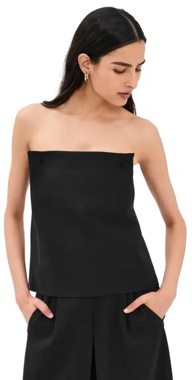 House of Dagmar Square Tube Top Black 32 | Thumbnail 1 House of Dagmar Square Tube Top Black 32 | Thumbnail 1