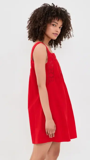 Madewell The Sophie Mini Dress Varsity Red | Thumbnail 4 Madewell The Sophie Mini Dress Varsity Red | Thumbnail 4