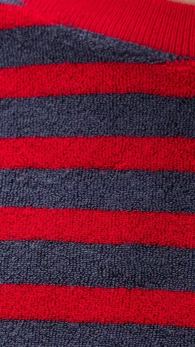 Madewell Tie-Waist Top in Terry Towel Terry Stripe | Thumbnail 6 Madewell Tie-Waist Top in Terry Towel Terry Stripe | Thumbnail 6