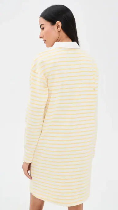 Alex Mill Rugby Dress In Stripe Natural/Yellow | Thumbnail 3 Alex Mill Rugby Dress In Stripe Natural/Yellow | Thumbnail 3
