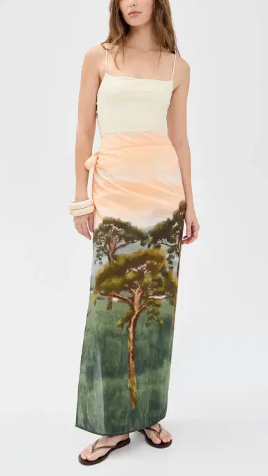 Agua by Agua Bendita Lavanda Paraiso Pareo Multicolor One Size | Thumbnail 5 Agua by Agua Bendita Lavanda Paraiso Pareo Multicolor One Size | Thumbnail 5