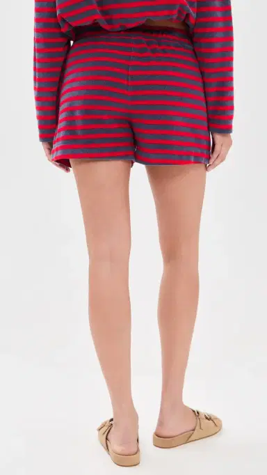 Madewell Pull-On Shorts in Terry Towel Terry Stripe | Thumbnail 3 Madewell Pull-On Shorts in Terry Towel Terry Stripe | Thumbnail 3