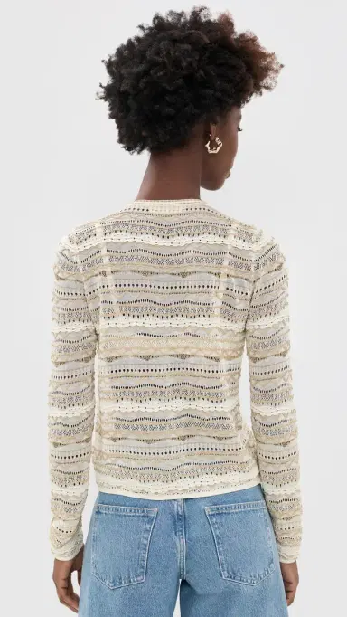 Ulla Johnson Mia Knit Cardigan Conch | Thumbnail 3 Ulla Johnson Mia Knit Cardigan Conch | Thumbnail 3