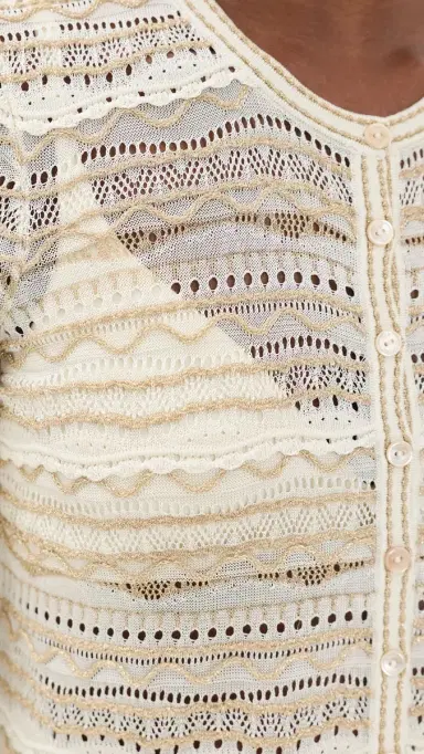 Ulla Johnson Mia Knit Cardigan Conch | Thumbnail 6 Ulla Johnson Mia Knit Cardigan Conch | Thumbnail 6