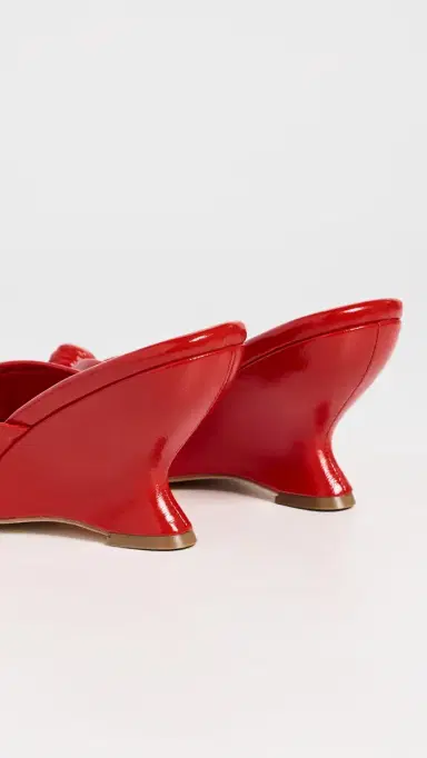 Loeffler Randall Marsy Angled Wedge Sandals Red 8 | Thumbnail 4 Loeffler Randall Marsy Angled Wedge Sandals Red 8 | Thumbnail 4