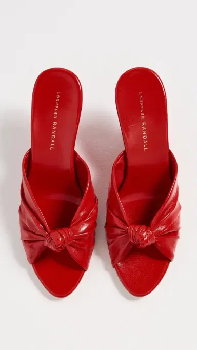 Loeffler Randall Marsy Angled Wedge Sandals Red 8 | Thumbnail 5 Loeffler Randall Marsy Angled Wedge Sandals Red 8 | Thumbnail 5
