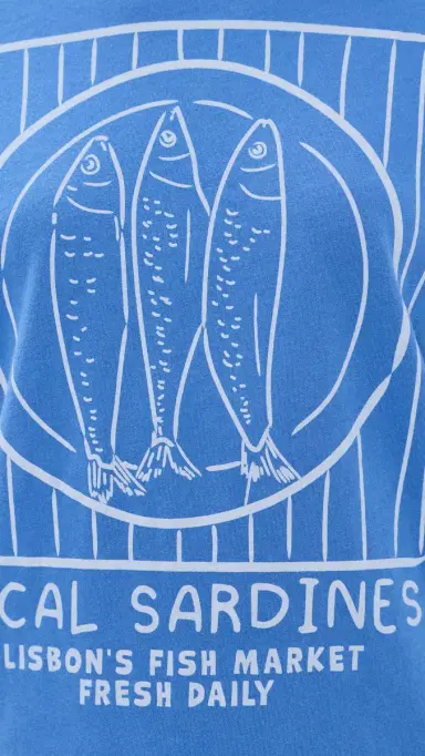 Original Retro Brand Local Sardines Relaxed Tee Vab | Thumbnail 6 Original Retro Brand Local Sardines Relaxed Tee Vab | Thumbnail 6