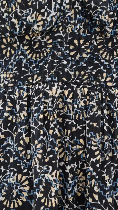 Ulla Johnson Ophelia Sleeveless Cotton Dress Midnight Bloom | Thumbnail 6 Ulla Johnson Ophelia Sleeveless Cotton Dress Midnight Bloom | Thumbnail 6