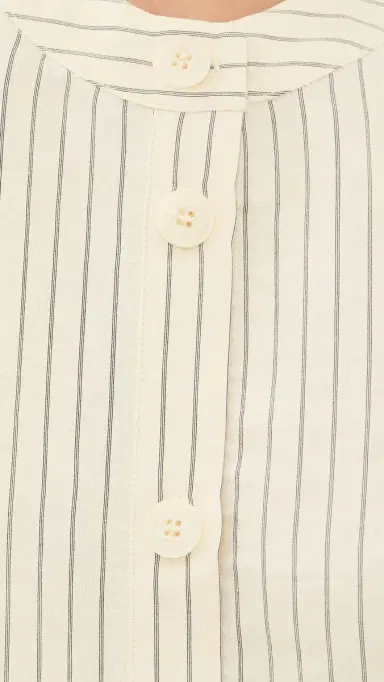 Favorite Daughter The Fine Line Top Cream Pinstripe | Thumbnail 6 Favorite Daughter The Fine Line Top Cream Pinstripe | Thumbnail 6