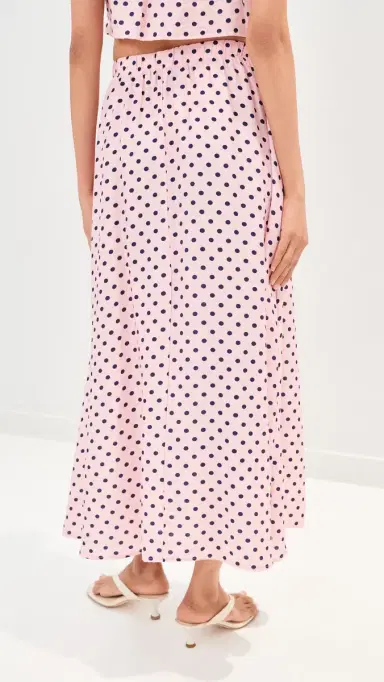 LE BOP Martha Skirt Pink Dot | Thumbnail 4 LE BOP Martha Skirt Pink Dot | Thumbnail 4
