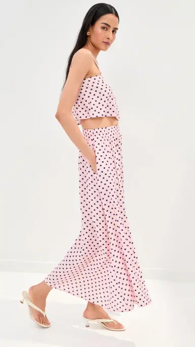 LE BOP Martha Skirt Pink Dot | Thumbnail 5 LE BOP Martha Skirt Pink Dot | Thumbnail 5