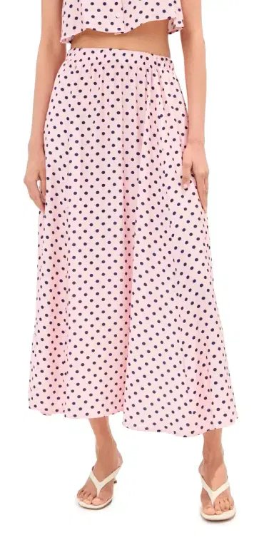 LE BOP Martha Skirt Pink Dot | Thumbnail 1 LE BOP Martha Skirt Pink Dot | Thumbnail 1