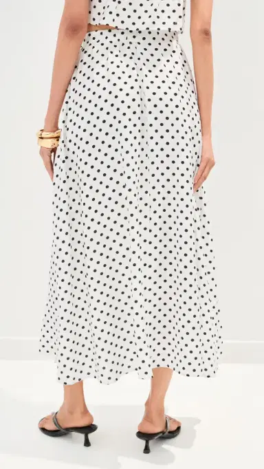 LE BOP Martha Skirt White Dot | Thumbnail 3 LE BOP Martha Skirt White Dot | Thumbnail 3