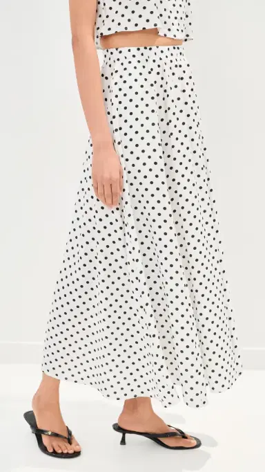 LE BOP Martha Skirt White Dot | Thumbnail 4 LE BOP Martha Skirt White Dot | Thumbnail 4