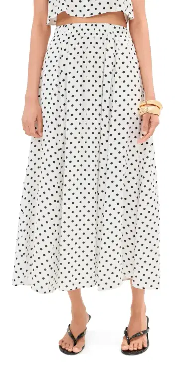 LE BOP Martha Skirt White Dot | Thumbnail 1 LE BOP Martha Skirt White Dot | Thumbnail 1