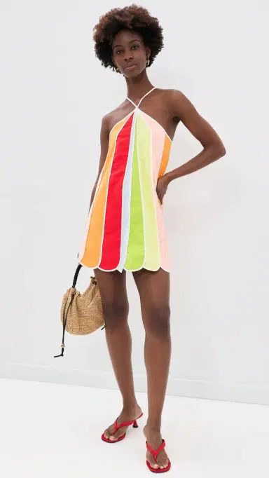 English Factory Linen Umbrella Mini Dress ulti Color | Thumbnail 5 English Factory Linen Umbrella Mini Dress ulti Color | Thumbnail 5