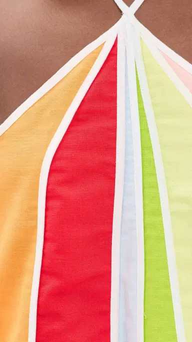 English Factory Linen Umbrella Mini Dress ulti Color | Thumbnail 6 English Factory Linen Umbrella Mini Dress ulti Color | Thumbnail 6