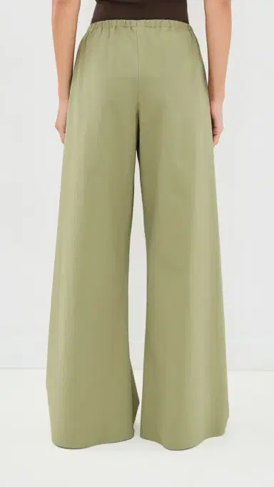 La Ligne Cotton Poplin Colby Pants Olive | Thumbnail 3 La Ligne Cotton Poplin Colby Pants Olive | Thumbnail 3