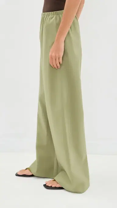 La Ligne Cotton Poplin Colby Pants Olive | Thumbnail 4 La Ligne Cotton Poplin Colby Pants Olive | Thumbnail 4