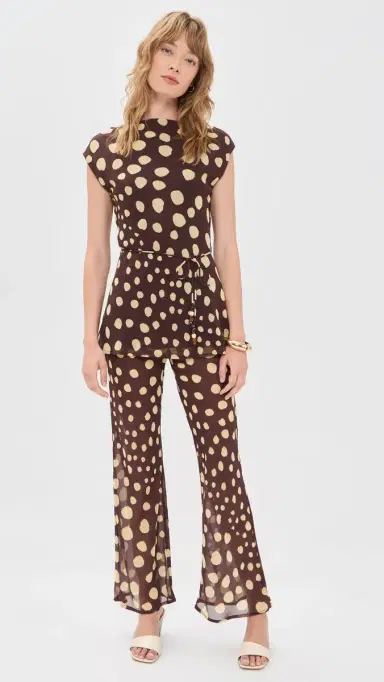 SEVEN WONDERS Laia Bootleg Pants Salma Spot S | Thumbnail 5 SEVEN WONDERS Laia Bootleg Pants Salma Spot S | Thumbnail 5