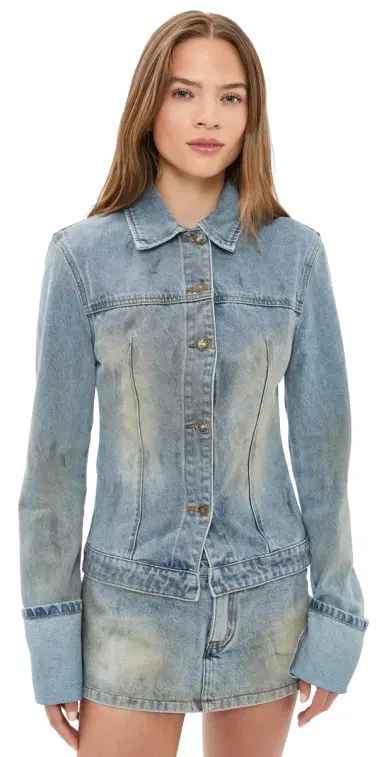 LIONESS The Bronx Denim Jacket tone Blue | Thumbnail 1 LIONESS The Bronx Denim Jacket tone Blue | Thumbnail 1