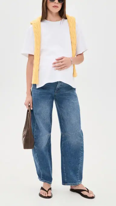 DL1961 x Bumpsuit Miro Barrel Maternity Jeans | Thumbnail 5 DL1961 x Bumpsuit Miro Barrel Maternity Jeans | Thumbnail 5