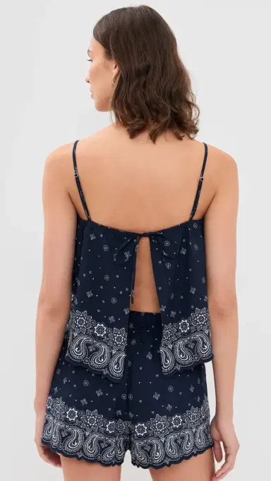 Madewell x Shopbop Spaghetti-Strap A-Line Top Bandana ix White | Thumbnail 3 Madewell x Shopbop Spaghetti-Strap A-Line Top Bandana ix White | Thumbnail 3