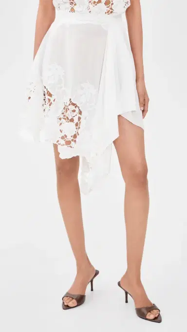 Ronny Kobo Ashley Skirt White | Thumbnail 2 Ronny Kobo Ashley Skirt White | Thumbnail 2