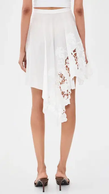 Ronny Kobo Ashley Skirt White | Thumbnail 3 Ronny Kobo Ashley Skirt White | Thumbnail 3