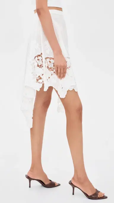 Ronny Kobo Ashley Skirt White | Thumbnail 4 Ronny Kobo Ashley Skirt White | Thumbnail 4