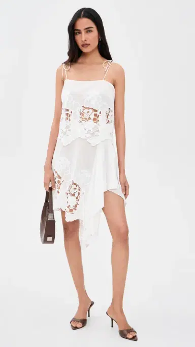 Ronny Kobo Ashley Skirt White | Thumbnail 5 Ronny Kobo Ashley Skirt White | Thumbnail 5