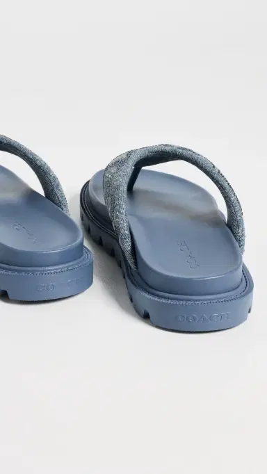 Coach Brynn Sandals Denim Crystals 7.5 | Thumbnail 4 Coach Brynn Sandals Denim Crystals 7.5 | Thumbnail 4
