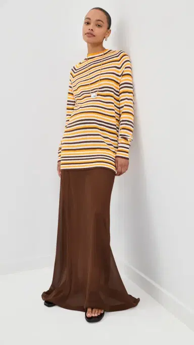 Christopher Esber tripe Knit Monument Dress olaris tripe | Thumbnail 2 Christopher Esber tripe Knit Monument Dress olaris tripe | Thumbnail 2