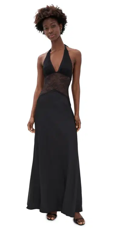 Runaway The Label Lilith Halter Maxi Dress Black S | Thumbnail 1 Runaway The Label Lilith Halter Maxi Dress Black S | Thumbnail 1
