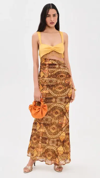 Runaway the Label Alzona Cutout Maxi Dress agnolia ango | Thumbnail 5 Runaway the Label Alzona Cutout Maxi Dress agnolia ango | Thumbnail 5
