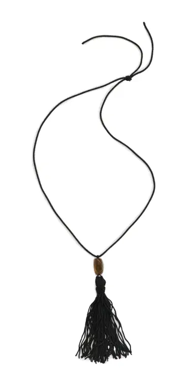 SHASHI Maximes Tassel Necklace Noir One Size | Thumbnail 1 SHASHI Maximes Tassel Necklace Noir One Size | Thumbnail 1